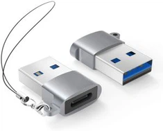 Usb 3.0 līdz Usb 3.1 Type-c adapteris ar atslēgu piekariņu