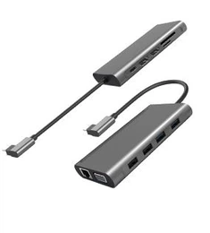 USB C Dual HDMI 4K Adapter Multi Monitor Splitter